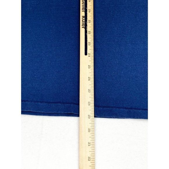 Vintage Large Mouth Bass Fish T-Shirt XL Blue Missouri Single Stitch - Picture 8 of 8